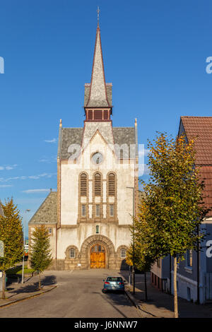 Vecchia chiesa di San Johannes in Stavanger, Norvegia. Foto Stock