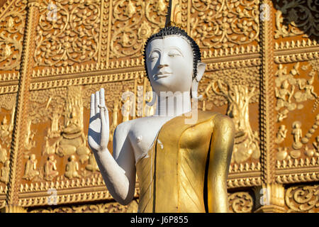 Wat Pha That Luang, Vientiane, Laos. Foto Stock