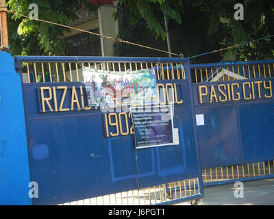 08669 Pasig City Rizal High School Sagad Santo Tomas 19 Foto Stock