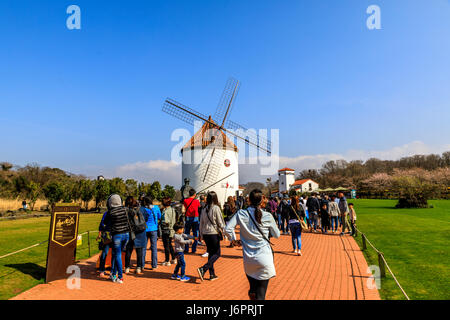 Ecoland parco a tema a Jeju Island, Corea del Sud Foto Stock
