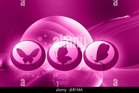 Pulsanti a farfalla chiavi pittogramma pittogramma simbolo commercio emblema round Foto Stock