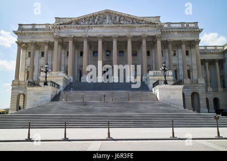 Camera dei rappresentanti degli Stati Uniti edificio negli Stati Uniti Campidoglio di Washington DC USA Foto Stock