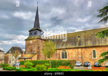 Saint Pierre chiesa in Champtoce-sur-Loire, Francia Foto Stock