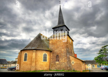 Saint Pierre chiesa in Champtoce-sur-Loire, Francia Foto Stock