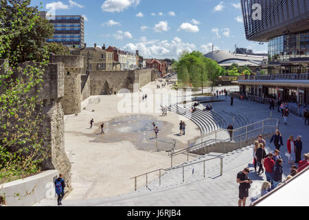 West Quay & Filigrana West Quay retail sviluppi in Southampton Foto Stock