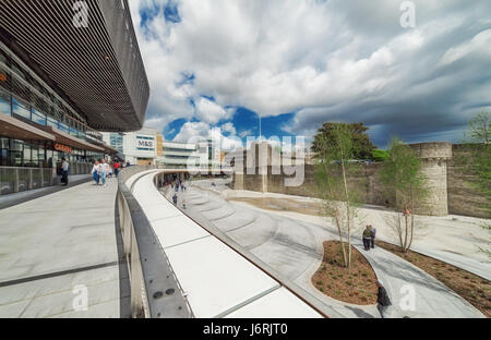 West Quay & Filigrana West Quay retail sviluppi in Southampton Foto Stock