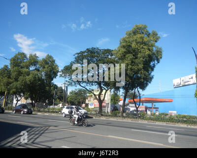 Passerella 09815 Marcos Autostrada Pasig Santolan linea LRT 02 Foto Stock