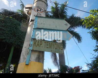 09695 Calumpang strade edifici Marikina River Park City 21 Foto Stock