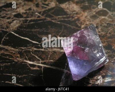 Fluorite crystal Foto Stock