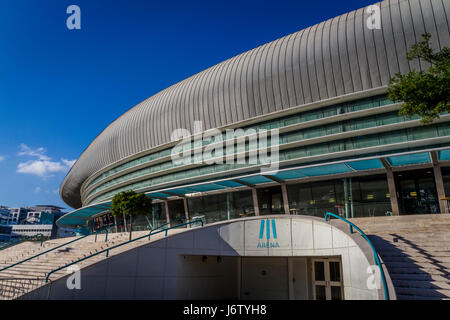 MEO Arena, un divertimento ed il centro congressi di Lisbona, Portogallo Foto Stock