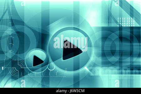 Emblema triangolo tasti pulsanti pittogramma pittogramma simbolo commercio round Foto Stock