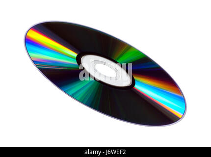 Disco CD DVD compatto a prisma di computer computer PC office computer computer music Foto Stock