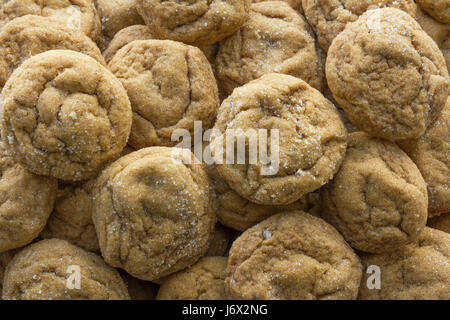 Soft gingersnap cookies. Foto Stock