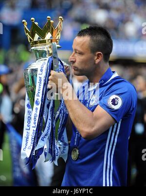 JOHN TERRY DEL CHELSEA CELEBRAT CHELSEA PREMIER LEAGUE CHAMPIO Stadio Stamford Bridge London Inghilterra 21 Maggio 2017 Foto Stock