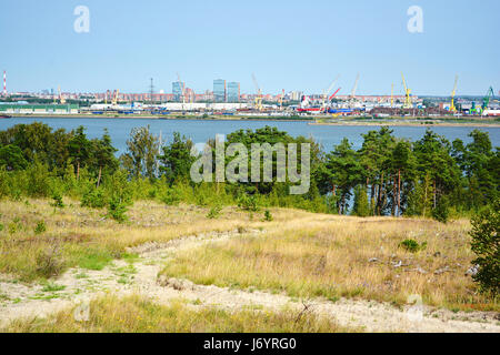 Porto di Klaipeda, Lituania Foto Stock