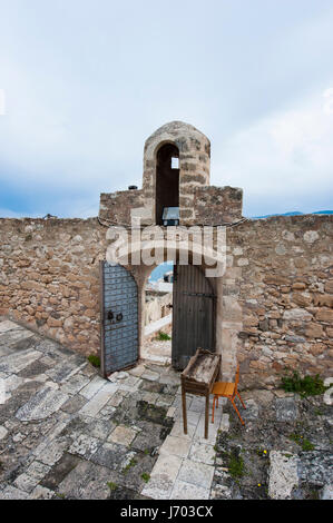 Fortezza Kazarma nella città di Sitia all'estremità nord-orientale di Creta isola , Grecia. Foto Stock