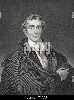 Arthur Wellesley, primo duca di Wellington Foto Stock