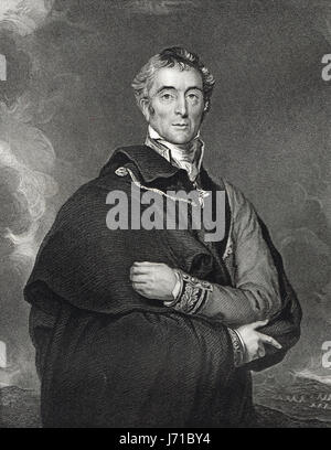 Arthur Wellesley, primo duca di Wellington Foto Stock