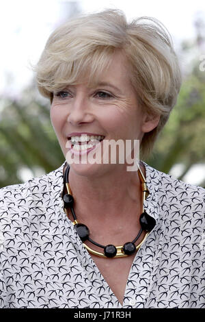 Cannes, Frankreich. 21 Maggio, 2017. Emma Thompson al 'l'Meyerowitz storie 'photocall durante il settantesimo Cannes Film Festival presso il Palais des Festivals in maggio 21, 2017 | Verwendung weltweit Credito: dpa/Alamy Live News Foto Stock