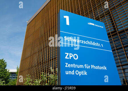 Centro per la fotonica e tecnologie ottiche, centro di fotonica, parte di Humboldt University presso il parco scientifico e tecnologico di Adlershof Berlin, G Foto Stock