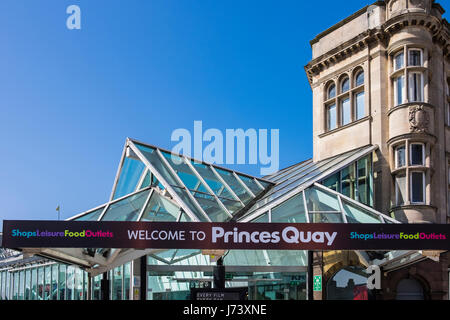 Princes Quay shopping centre di Kingston Upon Hull, Yorkshire, Inghilterra, Regno Unito Foto Stock