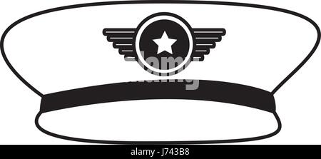 Ufficiale dell'esercito icona hat Illustrazione Vettoriale