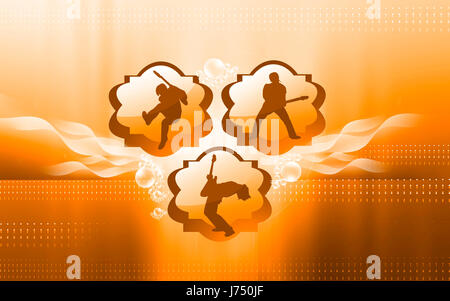 Musica guitar i pulsanti icona tasti pittogramma il pittogramma del commercio emblema di simbolo Foto Stock