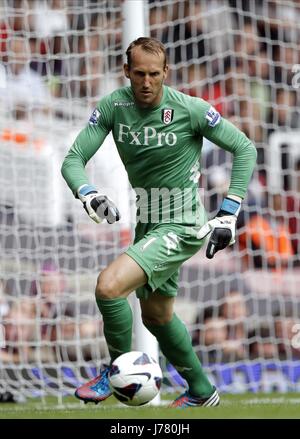 MARK SCHWARZER Fulham FC UPTON PARK London Inghilterra 01 Settembre 2012 Foto Stock