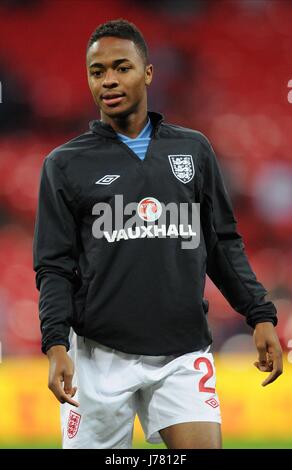 RAHEEM STERLING INGHILTERRA Liverpool FC ENGLAND & Liverpool FC stadio di Wembley a Londra Inghilterra 11 Settembre 2012 Foto Stock