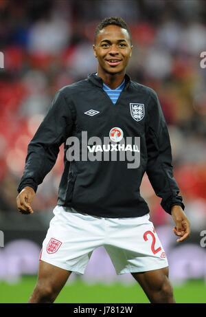 RAHEEM STERLING INGHILTERRA Liverpool FC ENGLAND & Liverpool FC stadio di Wembley a Londra Inghilterra 11 Settembre 2012 Foto Stock