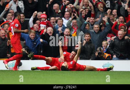 STEVEN GERRARD Liverpool FC Liverpool FC ANFIELD LIVERPOOL ENGLAND 23 Settembre 2012 Foto Stock