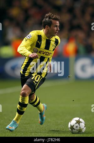 MARIO GOTZE BORUSSIA DORTMUND Etihad Stadium Manchester Inghilterra 03 Ottobre 2012 Foto Stock