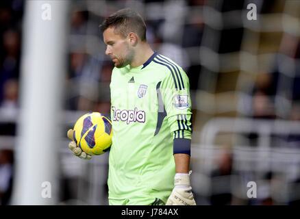 BEN ADOTTIVO West Bromwich Albion FC.ST JAMES PARK NEWCASTLE INGHILTERRA 28 Ottobre 2012 Foto Stock