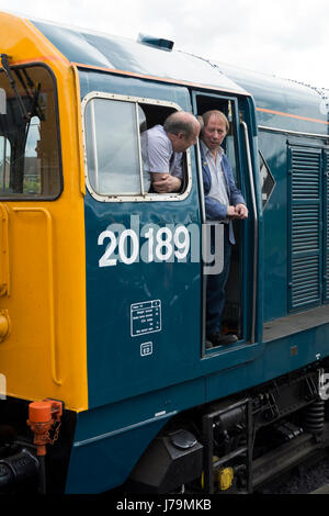 Classe 20 locomotive diesel n. 20189 A Severn Valley Railway, Kidderminster, Regno Unito Foto Stock