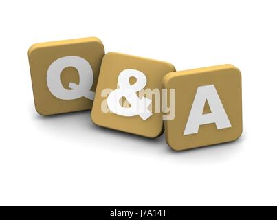 Parola di query di testo ha chiesto domanda domanda risposta blocco scrivere scrisse la scrittura Foto Stock