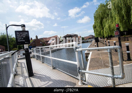 Bloccaggio di Newark, Newark on trent nottinghamshire England Regno Unito Foto Stock