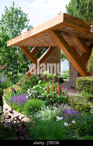 La Morgan Stanley giardino disegnato da Chris Beardshaw per RHS Chelsea Flower Show 2027 Foto Stock