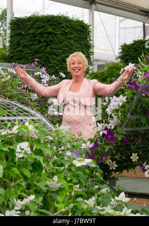 Il presentatore TV Carol Klein della RHS Chelsea Flower Show 2017 Foto Stock