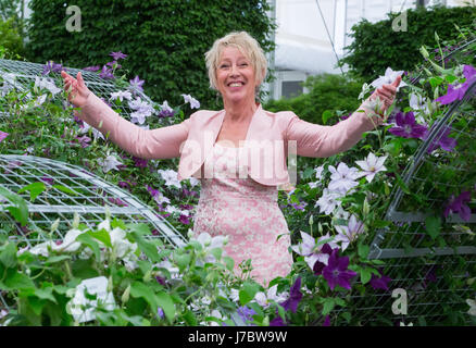 Il presentatore TV Carol Klein della RHS Chelsea Flower Show 2017 Foto Stock