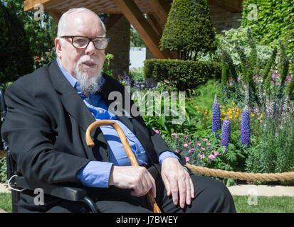 Artista Pop, Peter Blake al RHS Chelsea Flower Show 2017 Foto Stock