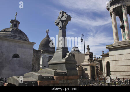 Cementerio de La Recoleta in Buenos Aires Foto Stock