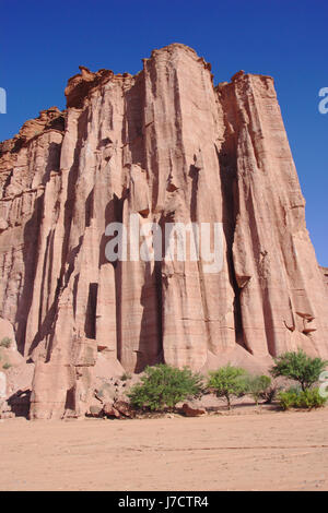 Catedral, roccia in Talampaya National Park, Argentina Foto Stock