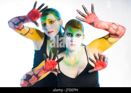 Bodypainting Foto Stock