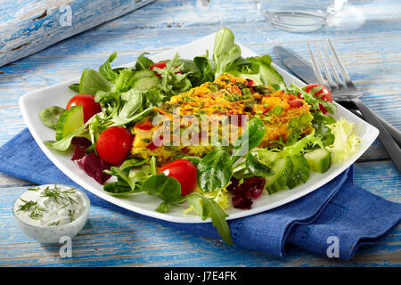 Dolce frittata di patate Foto Stock