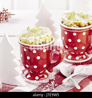 Natale mug dolci (microonde) Foto Stock