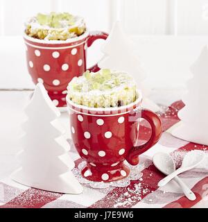 Natale mug dolci (microonde) Foto Stock