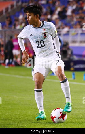 Suwon, Corea del Sud. Xxiv Maggio, 2017. Takefusa Kubo (JPN) Calcio/Calcetto : 2017 FIFA U-20 World Cup Gruppo D match tra Uruguay - Giappone a Suwon World Cup Stadium di Suwon, Corea del Sud . Credito: Sho Tamura AFLO/sport/Alamy Live News Foto Stock