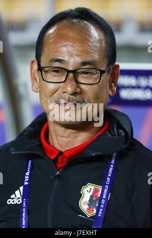 Suwon, Corea del Sud. Xxiv Maggio, 2017. Atsushi Uchiyama (JPN) Calcio/Calcetto : 2017 FIFA U-20 World Cup Gruppo D match tra Uruguay 2-0 Giappone a Suwon World Cup Stadium di Suwon, Corea del Sud . Credito: Sho Tamura AFLO/sport/Alamy Live News Foto Stock