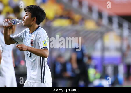 Suwon, Corea del Sud. Xxiv Maggio, 2017. Takefusa Kubo (JPN) Calcio/Calcetto : 2017 FIFA U-20 World Cup Gruppo D match tra Uruguay 2-0 Giappone a Suwon World Cup Stadium di Suwon, Corea del Sud . Credito: Sho Tamura AFLO/sport/Alamy Live News Foto Stock