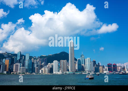 Hong kong cityscape Foto Stock